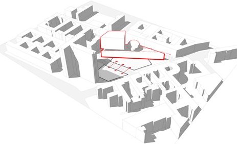 Design process 05 - the sphere and the connection with the Axel Springer square