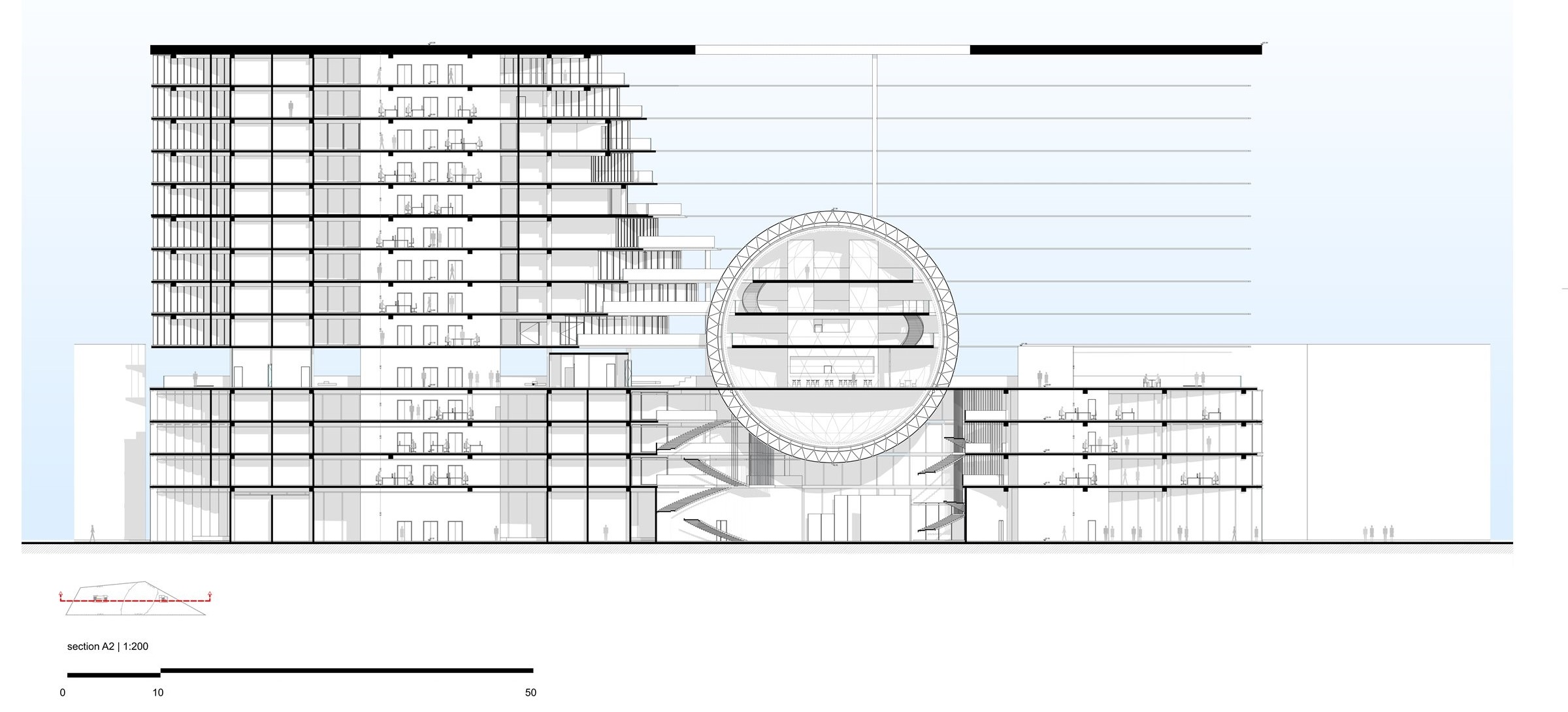 Berlin Office Building - section A2