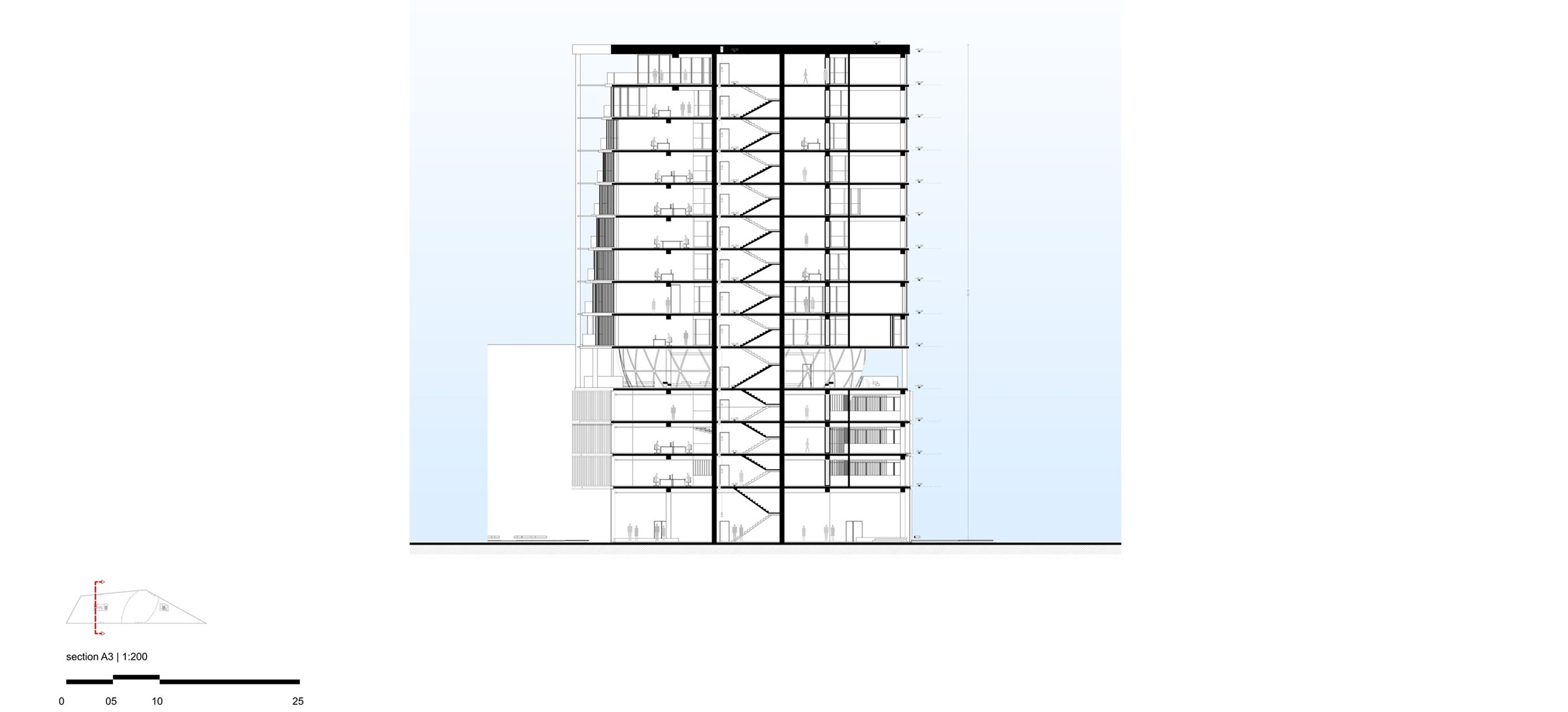 Berlin Office Building - section A3