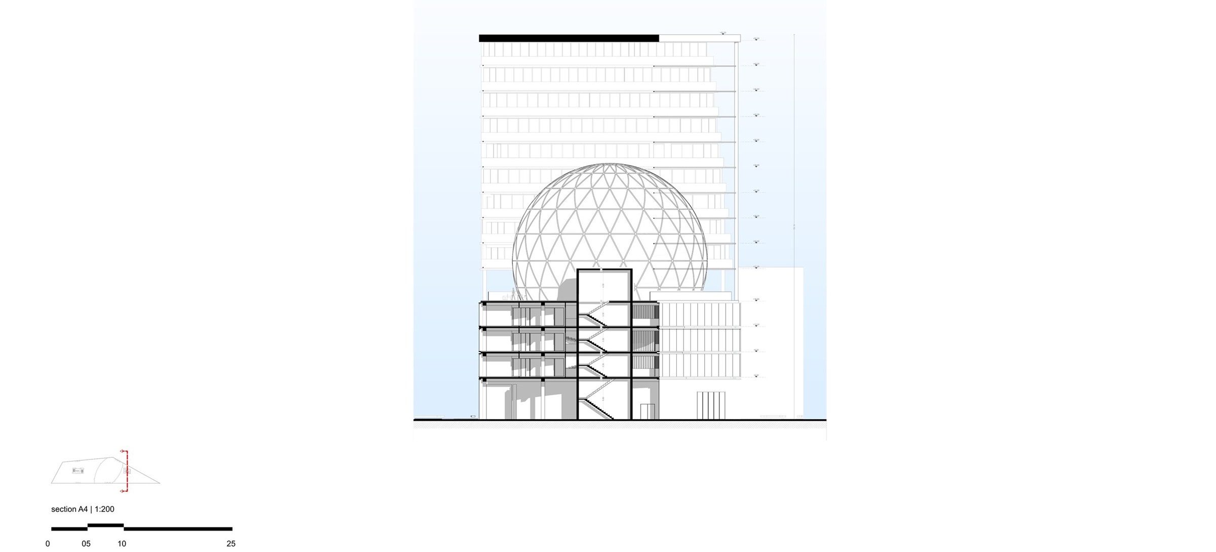 Berlin Office Building - section A4