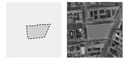 The site - outline and aerial
