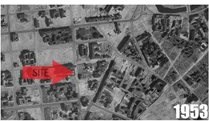The site in 1953